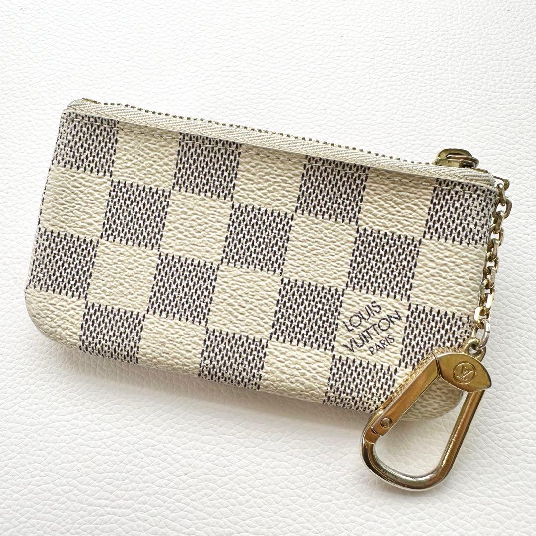 美品✨LOUIS VUITTON ルイヴィトン　ポシェットクレ　ダミエアズール Amazon | [ルイヴィトン] ポシェットクレ ダミエアズール ホワイト