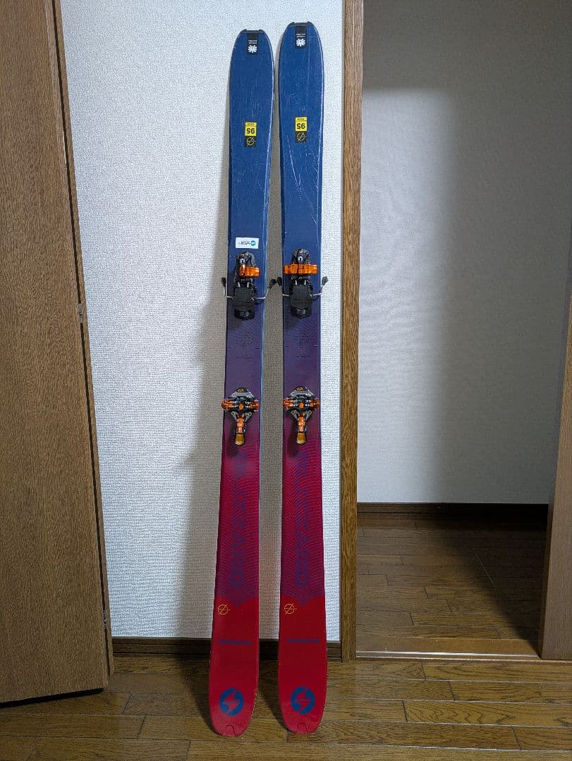 ひ*き様 Blizzardビンディング付スキー (スキーシール・ワックス付属) BLIZZARD (ブリザード) ファットスキー 171cm 対応スキーシール(POMOCA