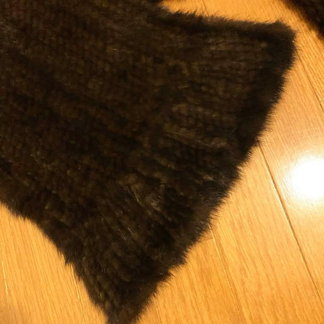 インヴェルナーレINVERNALE ISSIMO ミンクフォックスマフラー毛皮