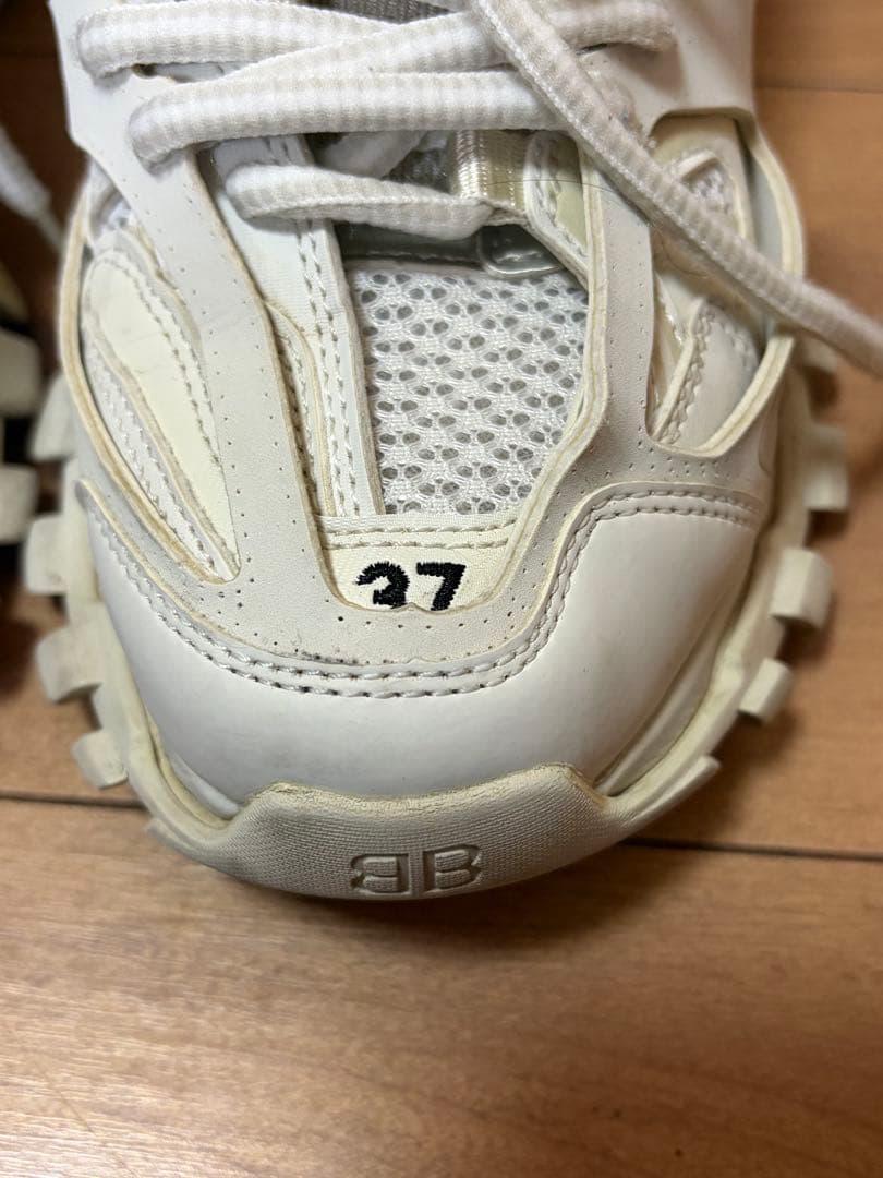 n*a様 BALENCIAGA TRACK スニーカー 37 ホワイト ファッショ