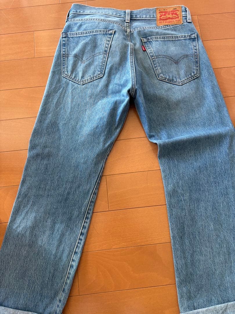 激レア　ストレンジャーシングスコラボ　Levi's 505 完売品】ストレンジャーシングス リーバイス 505 コラボ デニム - メルカリ