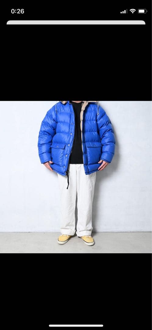 g_s様70s REI DOWN JACKET WITH HOODY - メルカリ