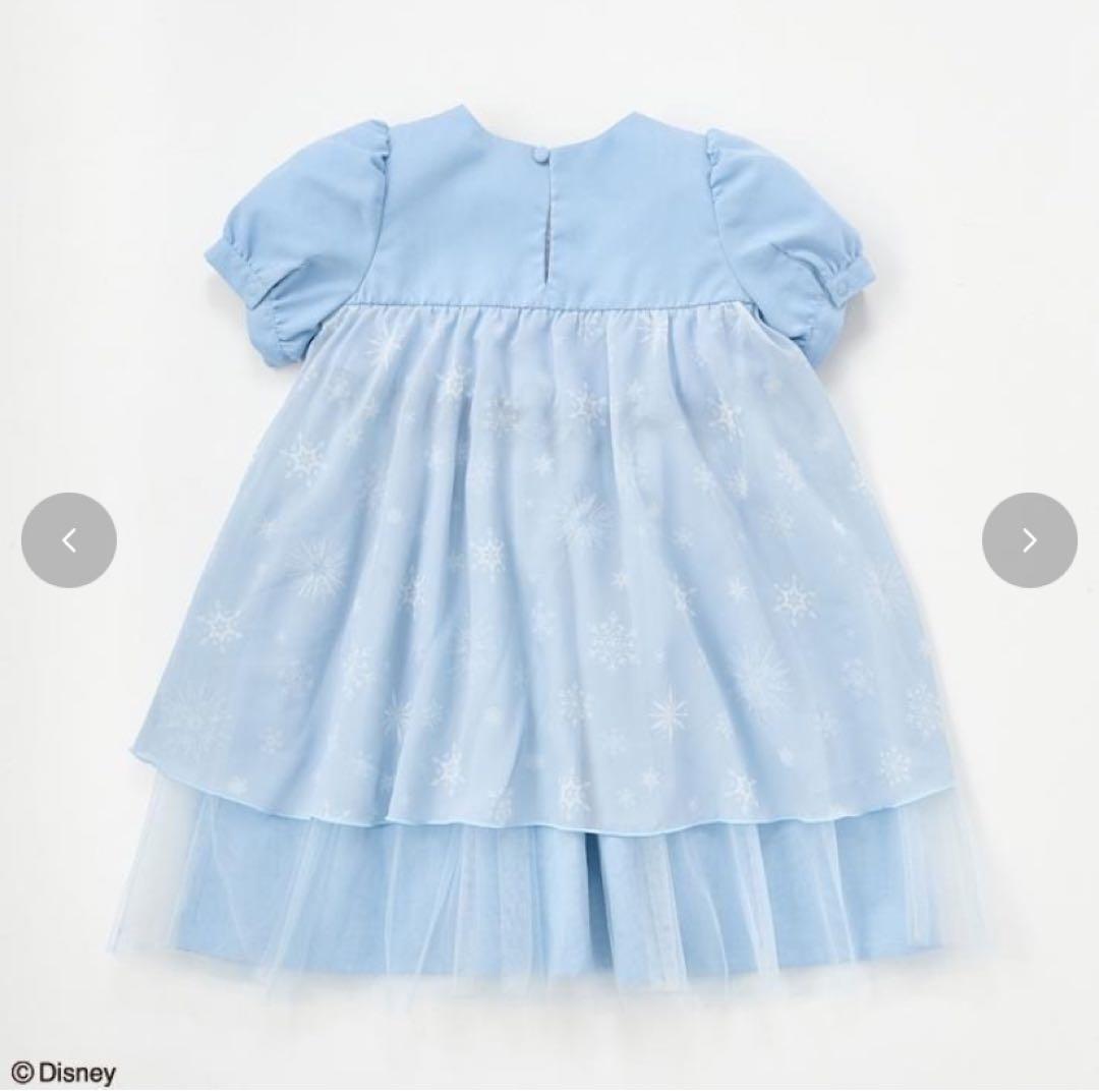 バースデイ ディズニー エルサ ドレス 110 ワンピース コトリ アナ雪