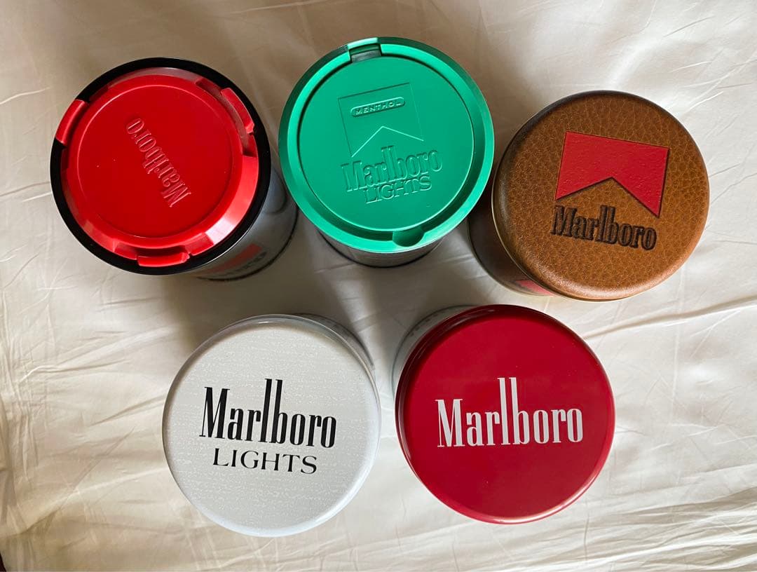 Marlboro マルボロ 缶灰皿 5種 ノベルティグッズ 非売品 - メルカリ