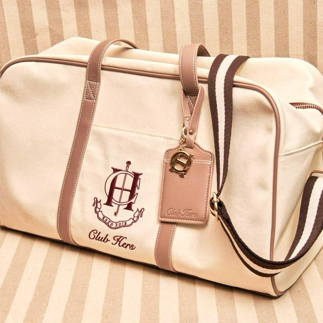 Club Hers Boston Bag Herlipto ノベルティ