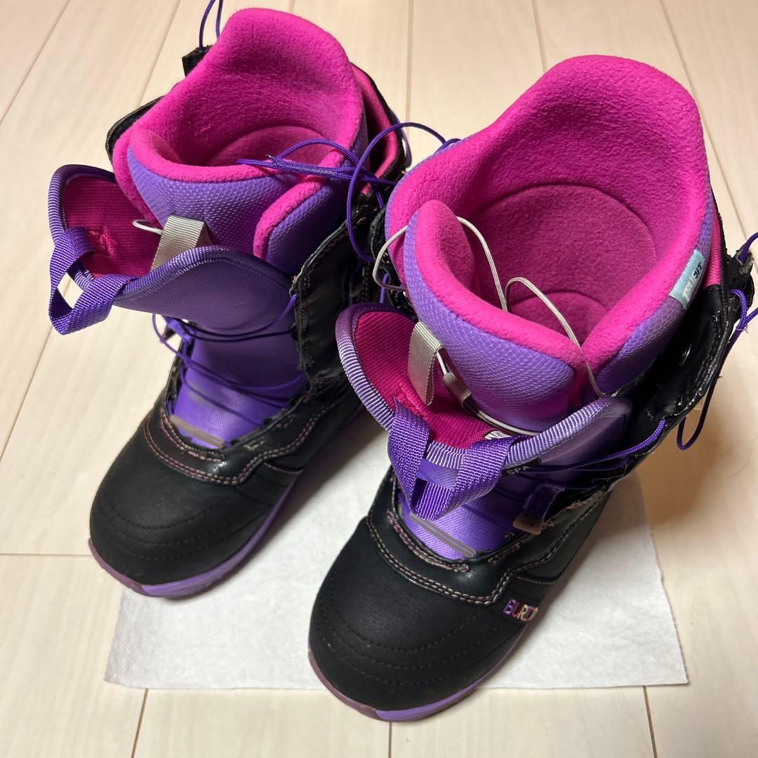 【週末限定値下げ！】女性用　スノーボードブーツ 黒/紫　BURTON BURTON（バートン） スノーボード ブーツ BURTON LIMELIGHT BOA WIDE