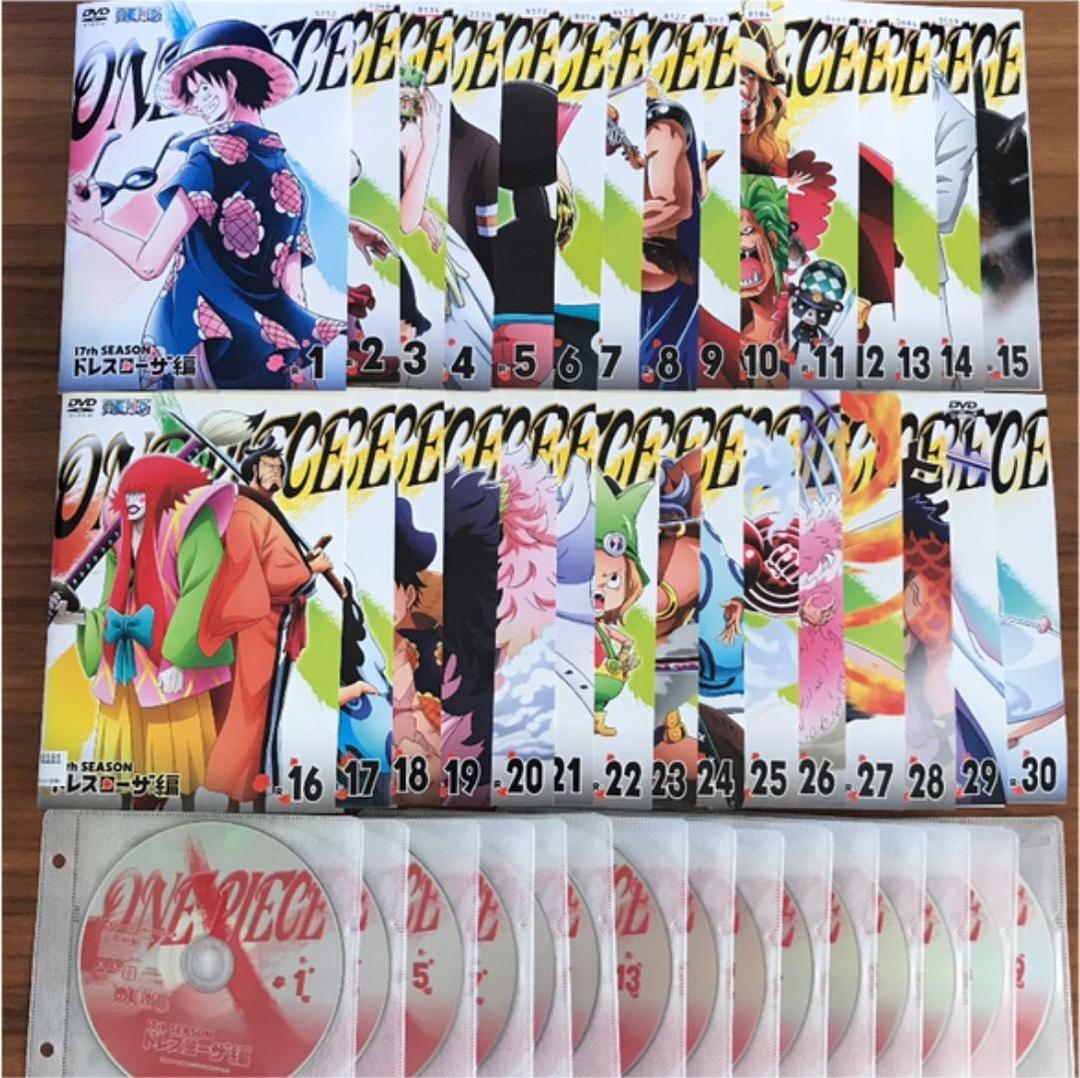 ワンピース～17th ドレスローザ編 全30巻 DVD 全巻セット - メルカリ