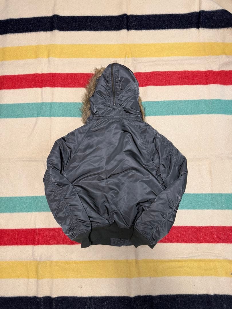 お*つ様 ALPHA 90s〜00s N2Bフライト ファー 短丈 y2k