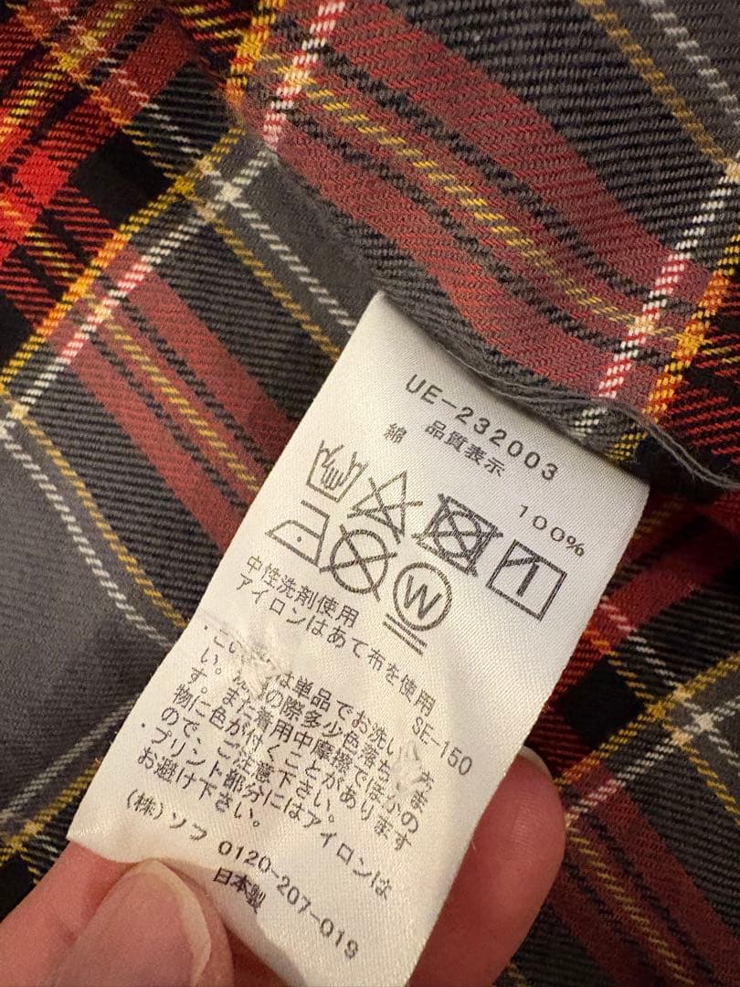 uniform experiment チェック柄ネルシャツ サイズ3 - メルカリ