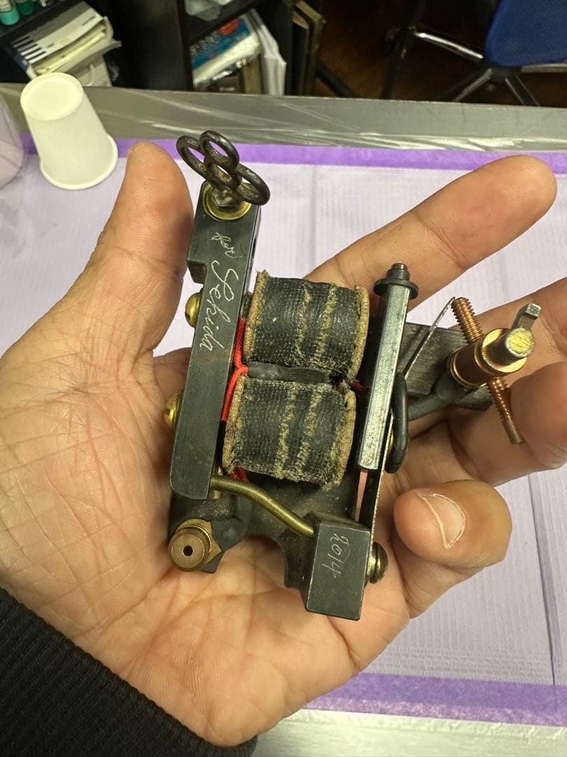 マグネットマシン#タトゥーマシン#LV#塗装 タトゥーマシン マグネット