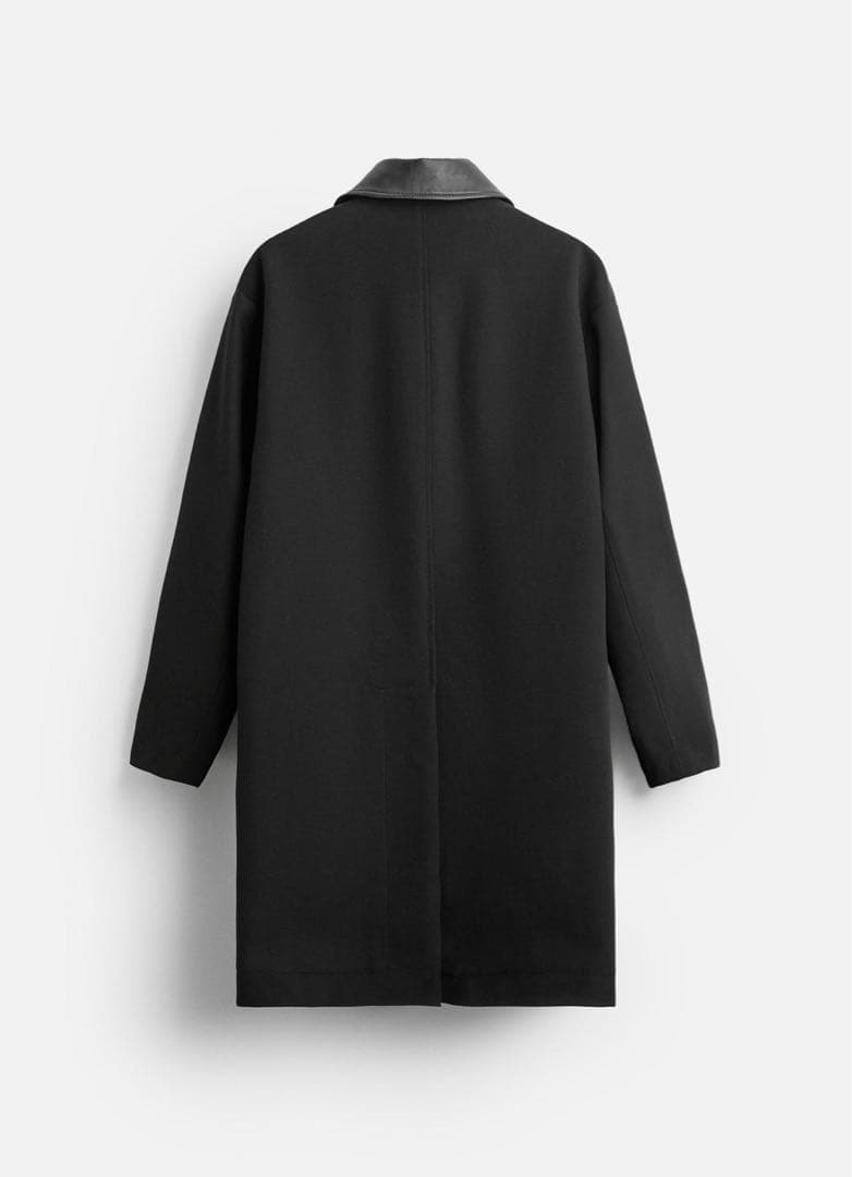 レザーカラートレンチコート ZARA LIMITED EDITION - メルカリ