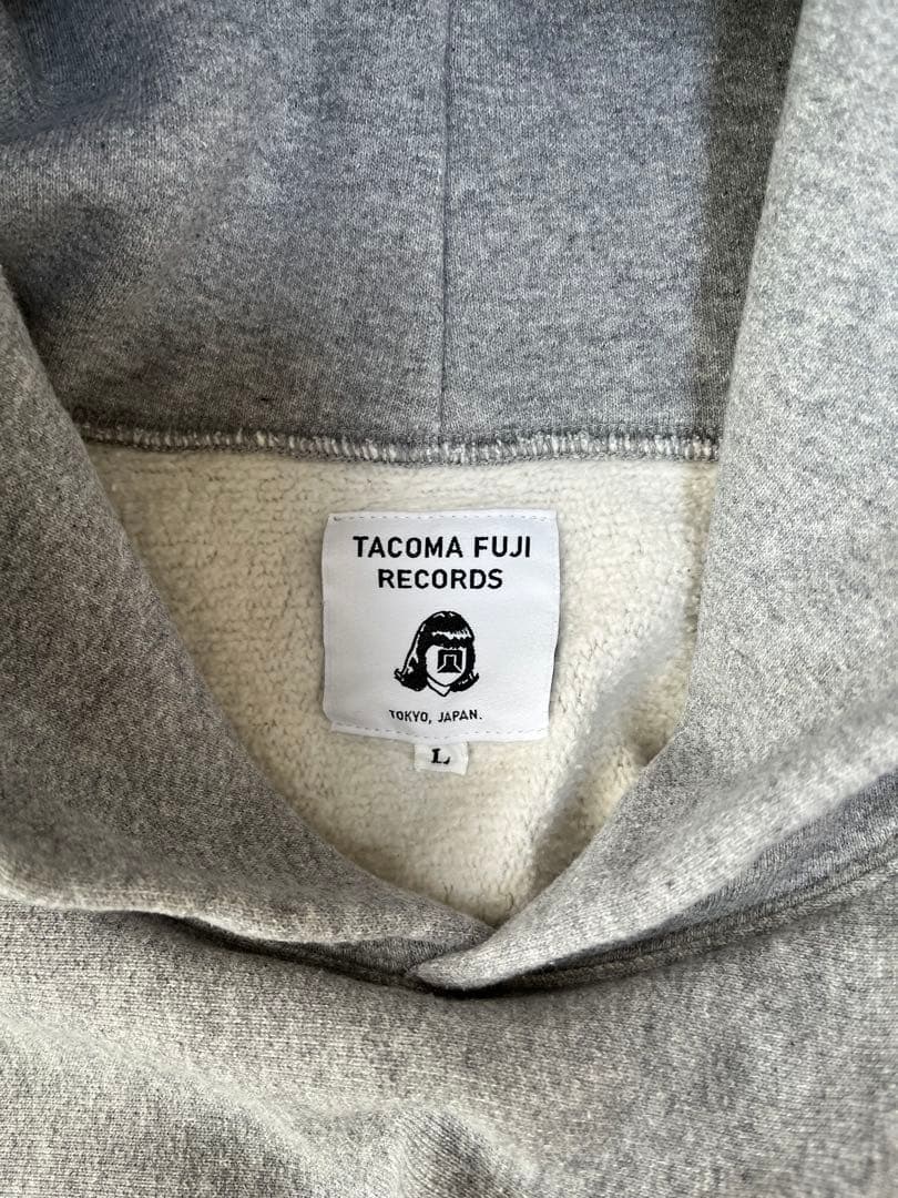 TACOMA FUJI RECORDS スウェットパーカー グレー L
