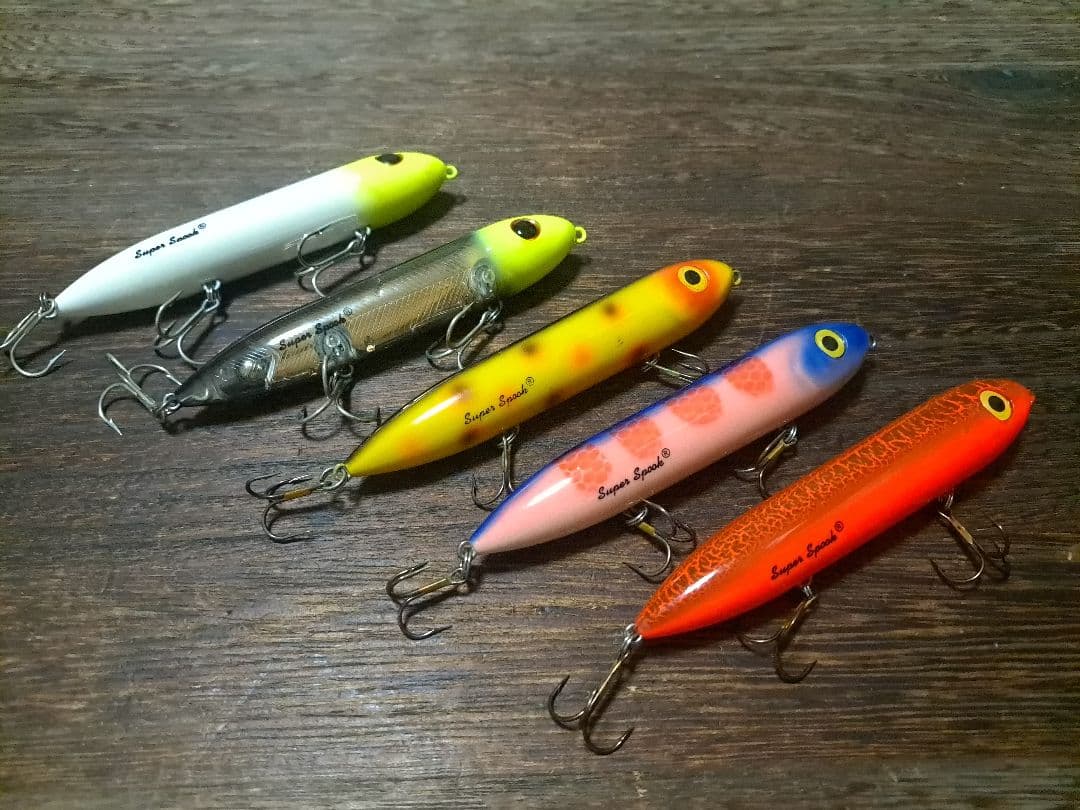 ヘドン スーパースプーク 5色 5本セット