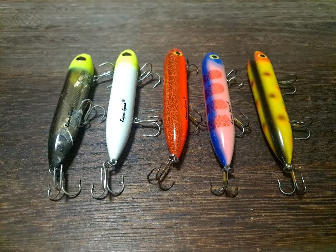 ヘドン スーパースプーク 5色 5本セット