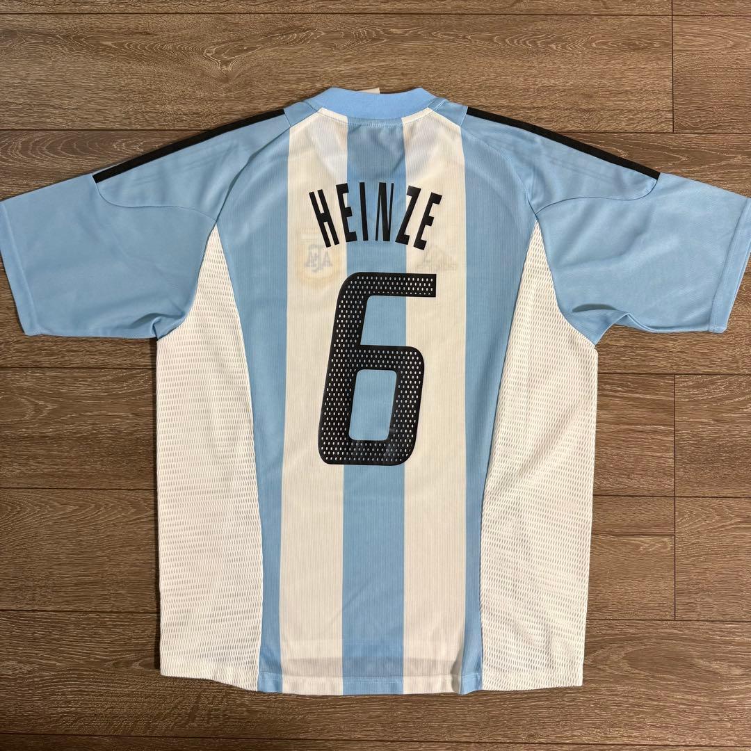 正規品 アディダス アルゼンチン代表 2002 HEINZE選手 ユニフォーム