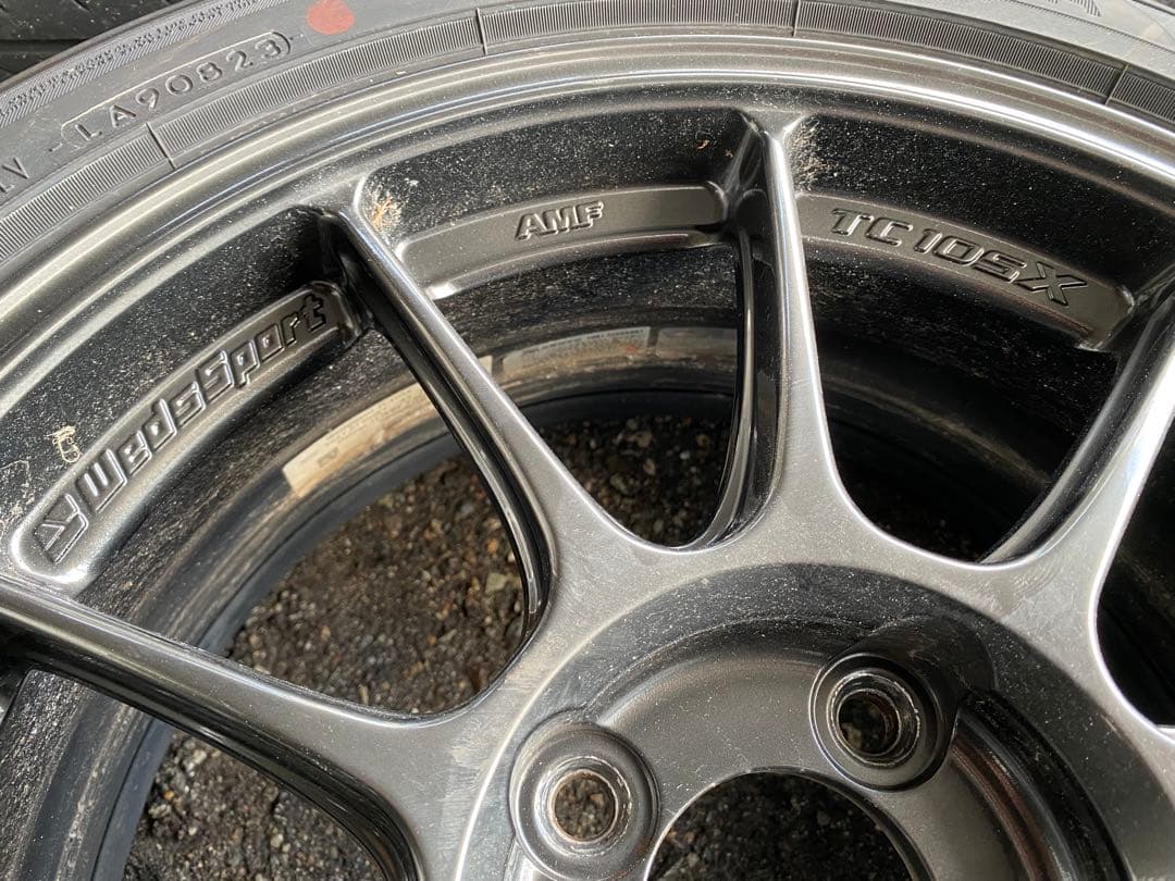 WedsSport TC105X 16×7J +43 タイヤ付(前後サイズ違い) - メルカリ