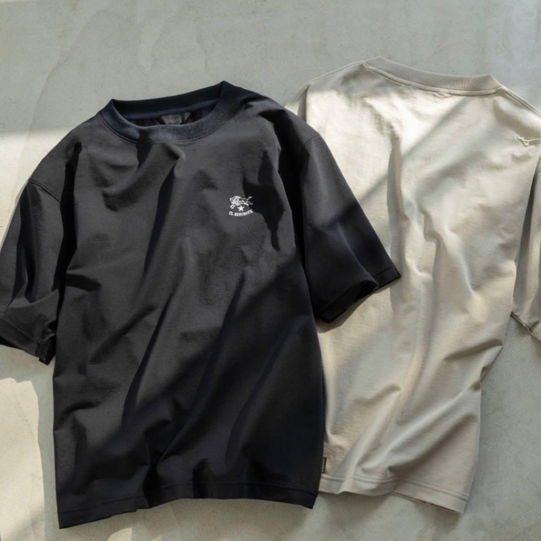 新品【イルビゾンテ×ミズノ】2025春夏/ドライクルーネックTシャツ/L