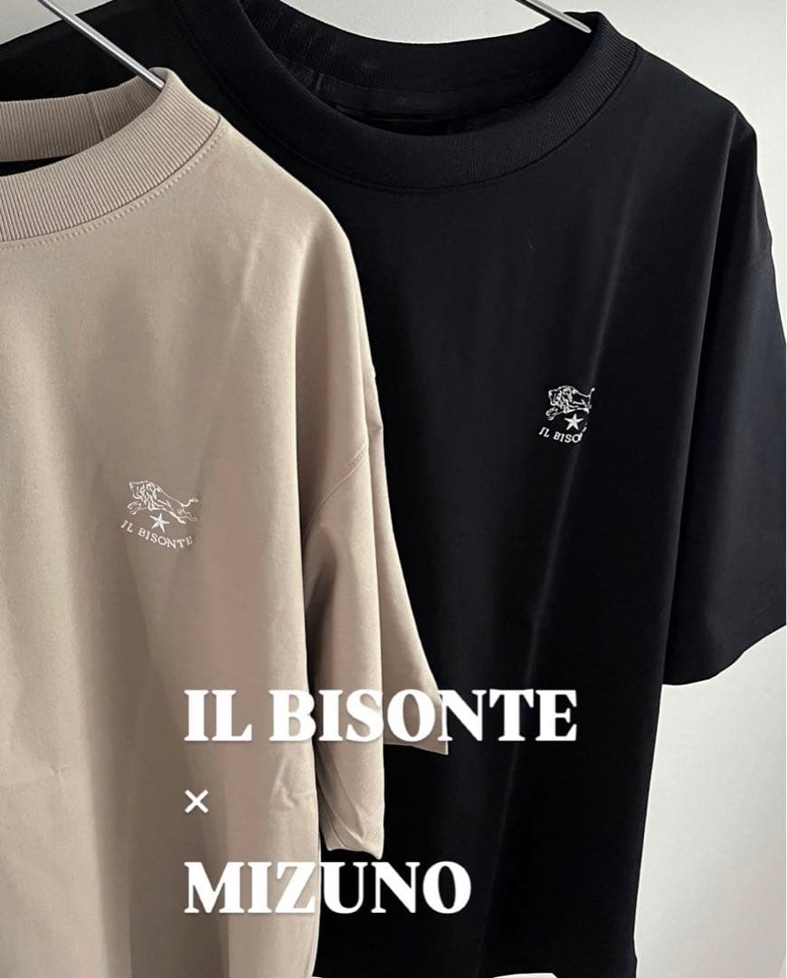 新品【イルビゾンテ×ミズノ】2025春夏/ドライクルーネックTシャツ/L