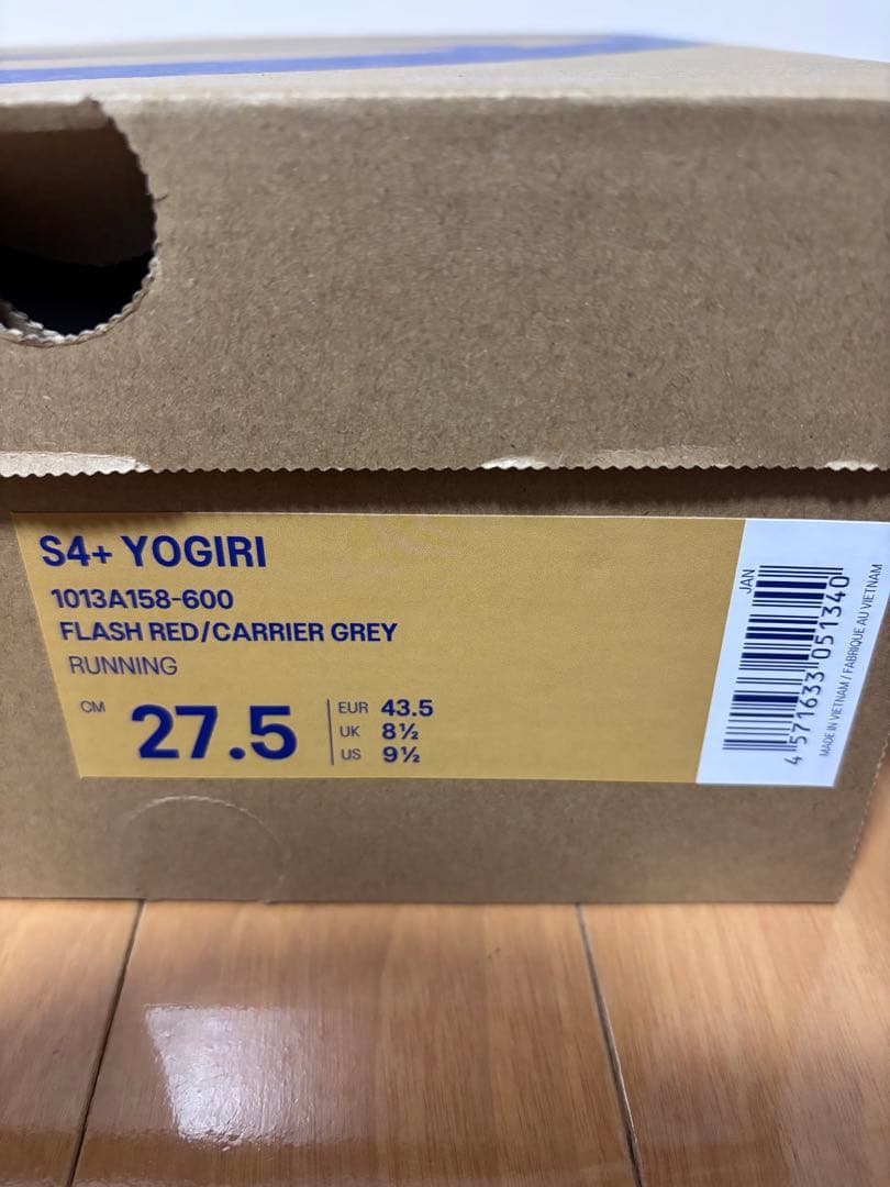 【新品・未使用】asics S4+YOGIRI 27.5cm
