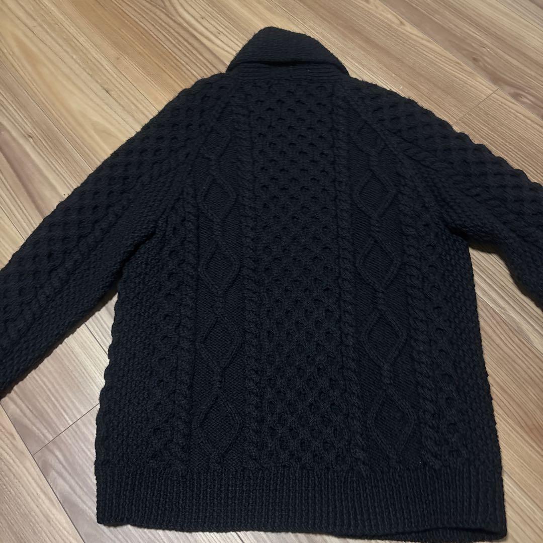 最終価格【EDIFICE別注】インバーアランニットカーディガン・L