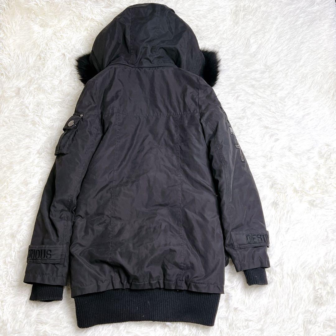 Ghost of Harlem Y2K Skull Military Coat