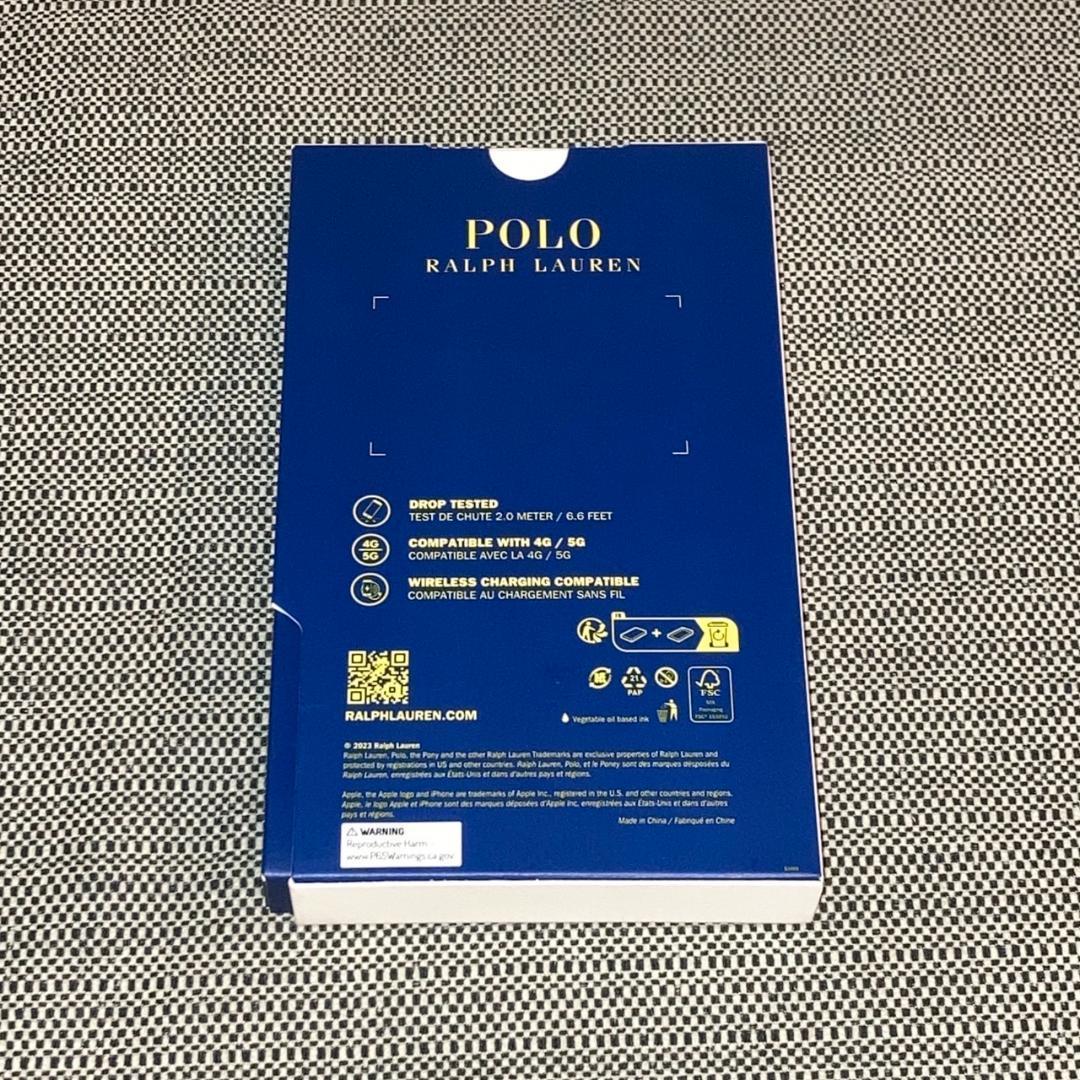 新品未使用】希少 ポロベアバイラルフローレン iPhone15ケース 本革◎