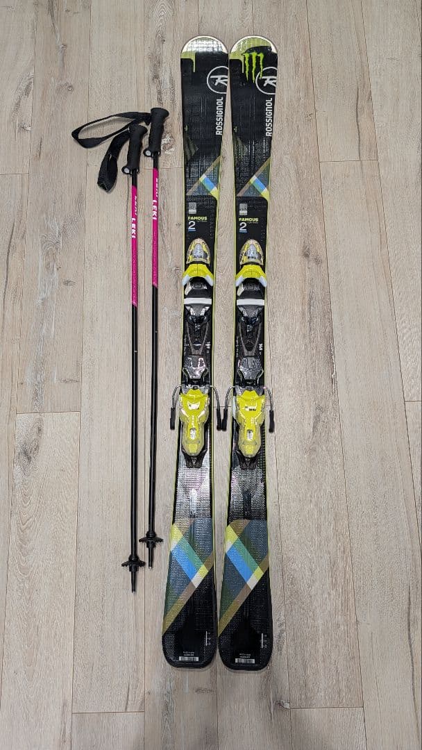 ロシニョール Famous2 スキー 149cm/LEKI ストック 110cm ロシニョール Famous2 スキー 149cm/LEKI ストック 110cm - メルカリ