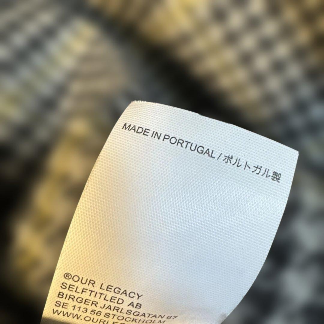 OUR LEGACY SHRUNKEN FULLZIP POLO サイズ48 - メルカリ