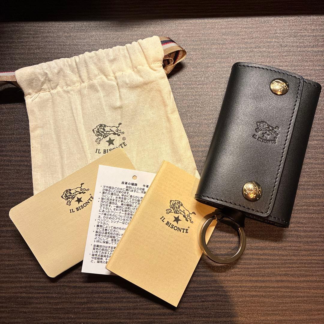 IL BISONTE イルビゾンテ６連ブラックキーケース IL BISONTE（イルビゾンテ） キーケース IL BISONTE 6連キーケース