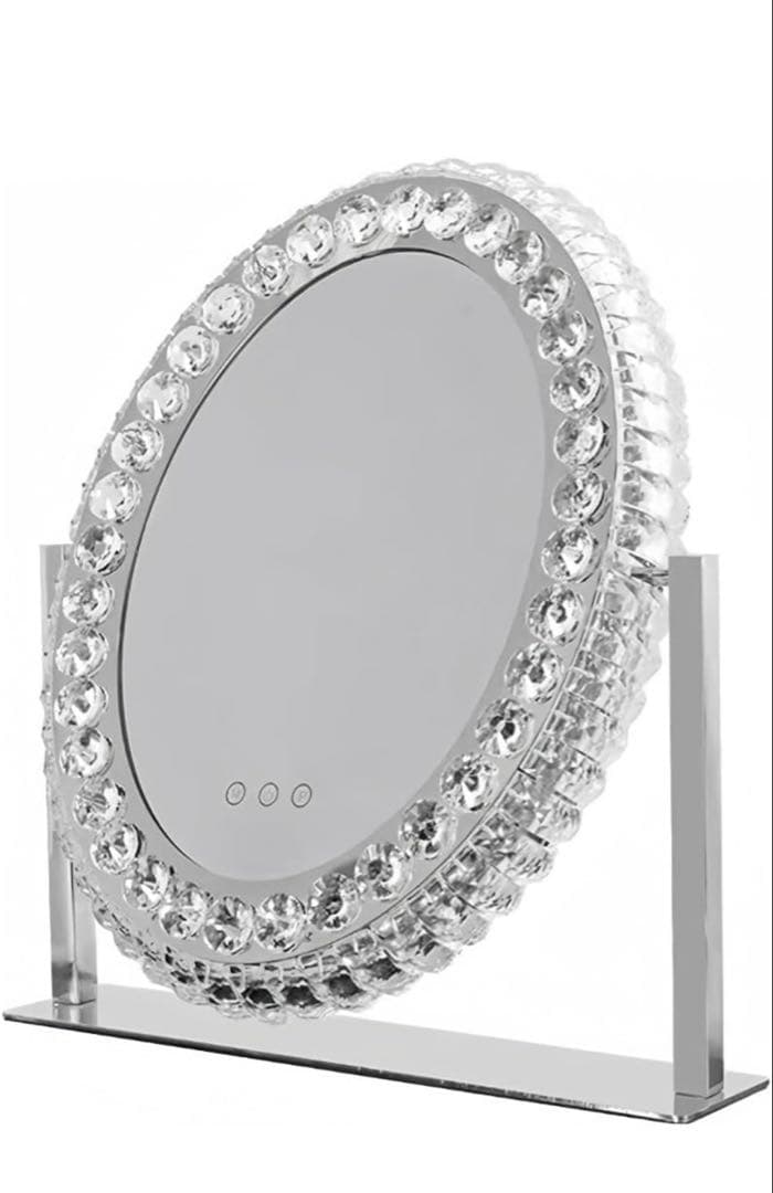 Francfranc ブリエ クリスタル女優ミラー Francfrancのブリエハリウッドミラーでかわいいメイクスペース作りを