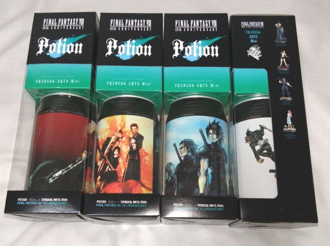 未開封品】FINAL FANTASY VII ポーション 缶 フィギュア FINAL FANTASY