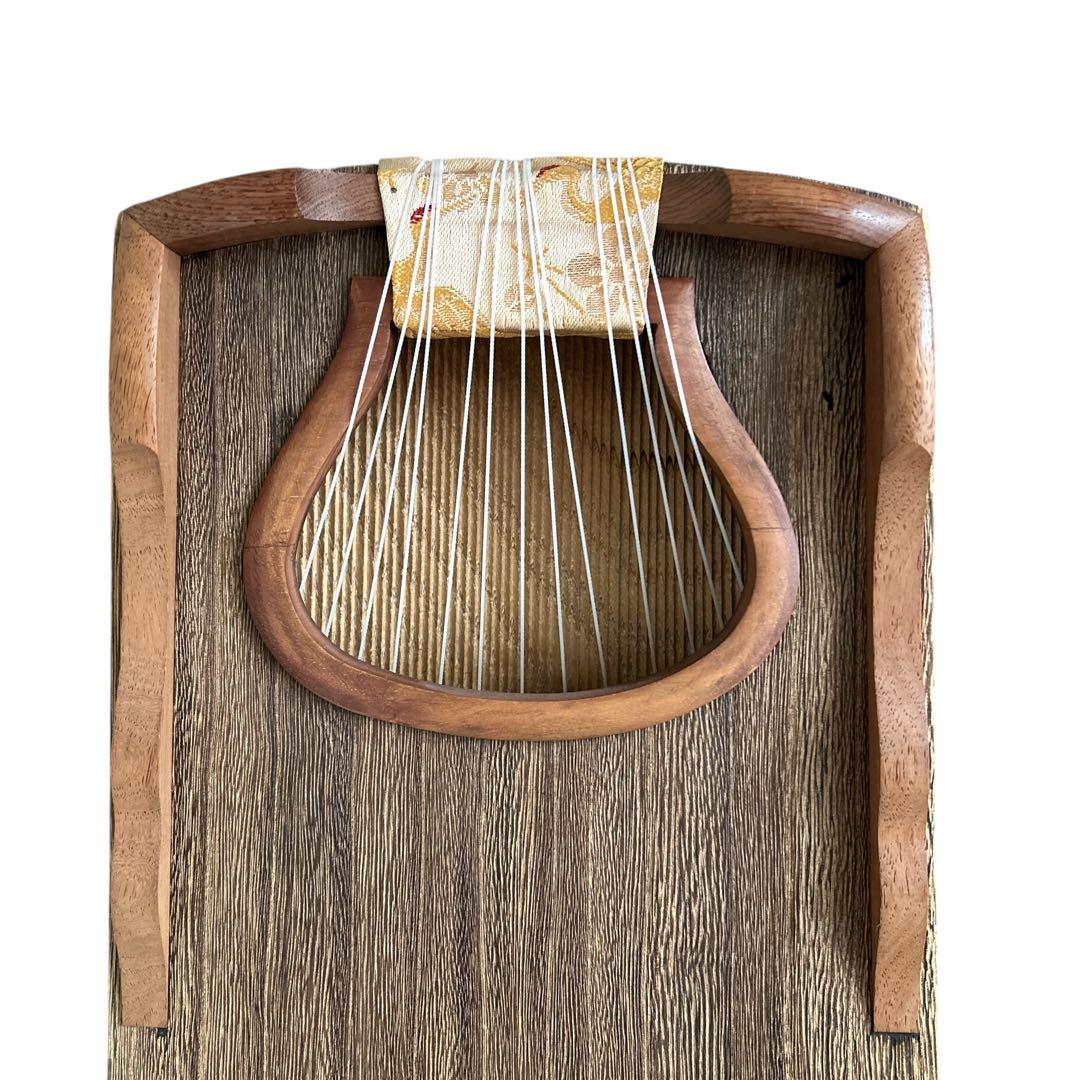 琴 13弦 琴柱 蒔絵有り すだれ彫 お琴 弦楽器 練習用