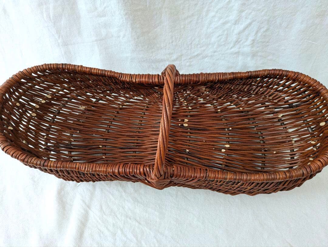 ひ*じ様 カゴアミドリ 特大❣️ フランスペリゴールバスケットとポスト