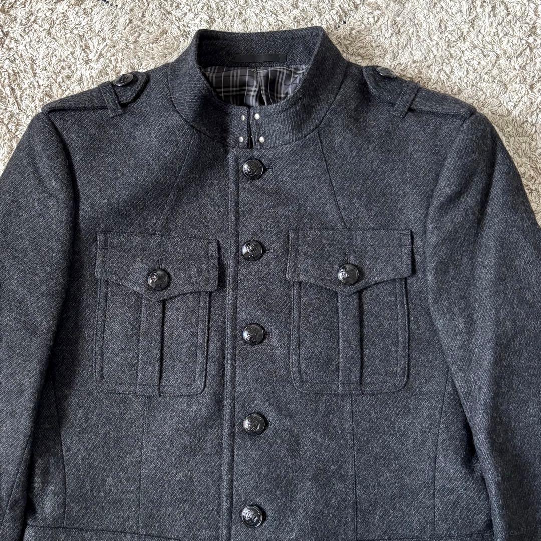 極美品✨】バーバリーブラックレーベル ウール ジャケット ナポレオン