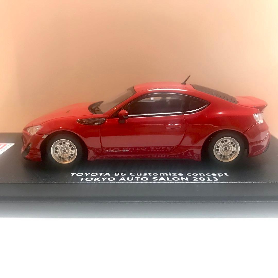 トヨタ86 TRD カスタマイズコンセプト　1/43 LA-X 1/43 トヨタ 86 TRD カスタマイズコンセプト サテンホワイトパール