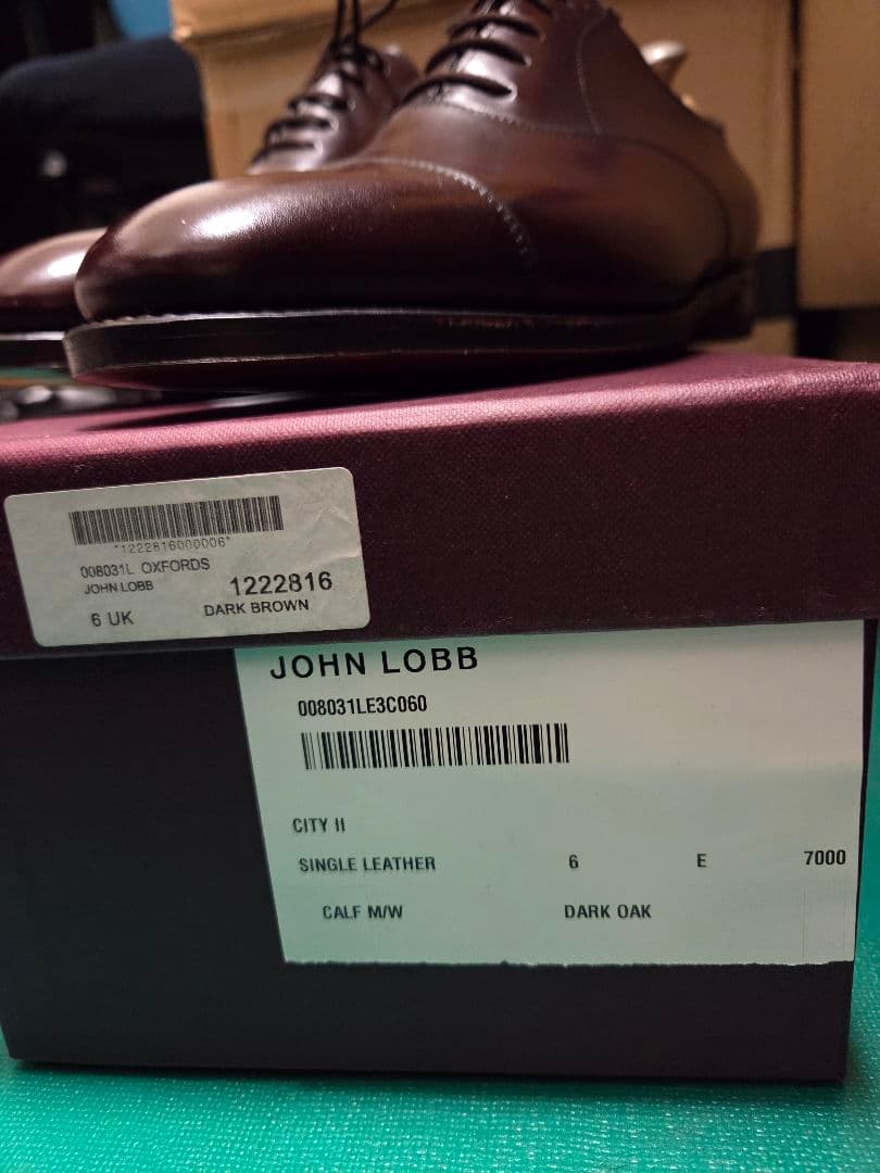 未使用】JOHN LOBB ジョンロブ CITY2 7000 ブラウン 6E - メルカリ