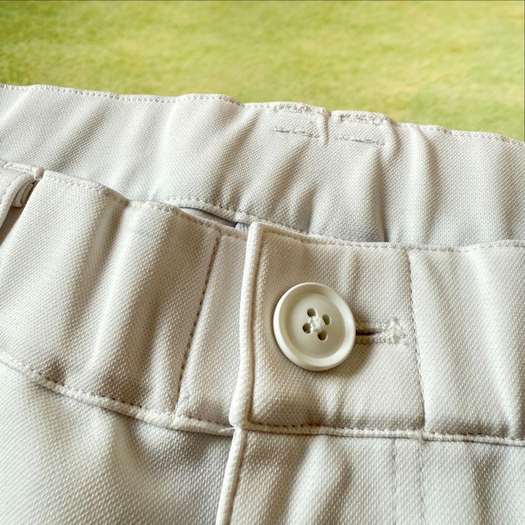 美品 パーリーゲイツ パンツ 白 ホワイト 4 M〜L相当 色褪せ無し