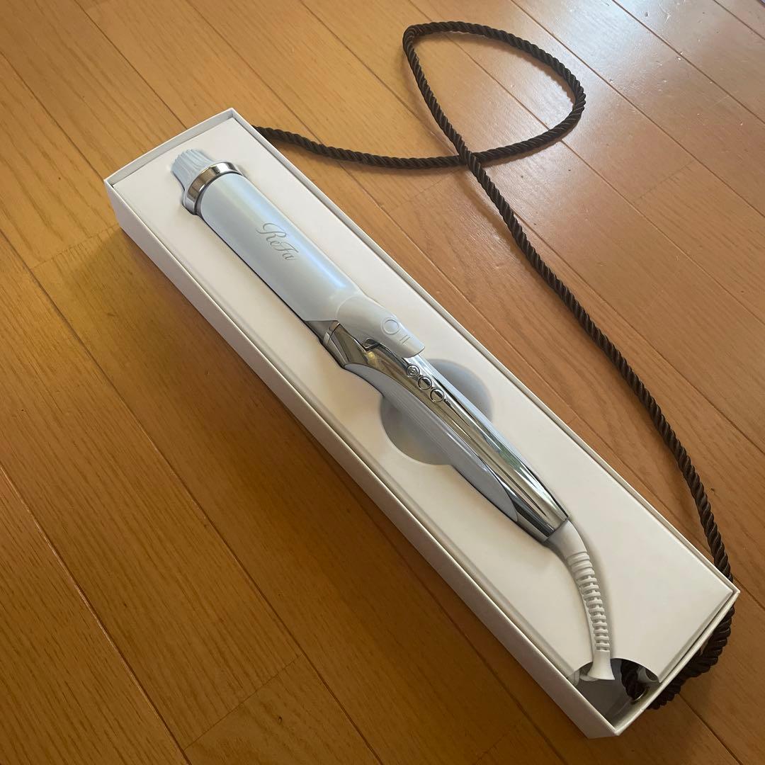 ReFa カールヘアアイロン ホワイト38mm 箱あり 2024年製】ReFa ホワイト38mm カールアイロン ReFa カールヘアアイロン