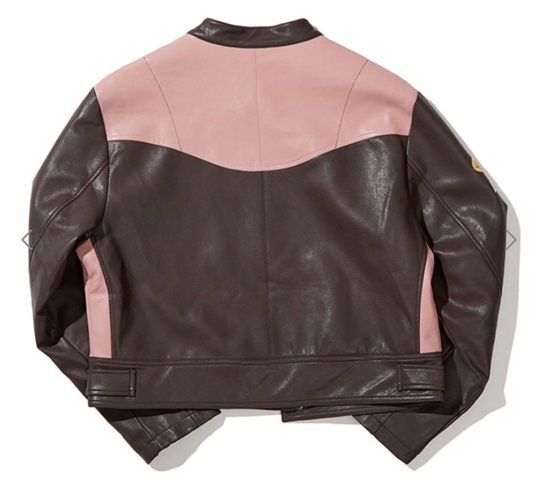 BITTERCELLS レザージャケット ボタン ジップ - メルカリ