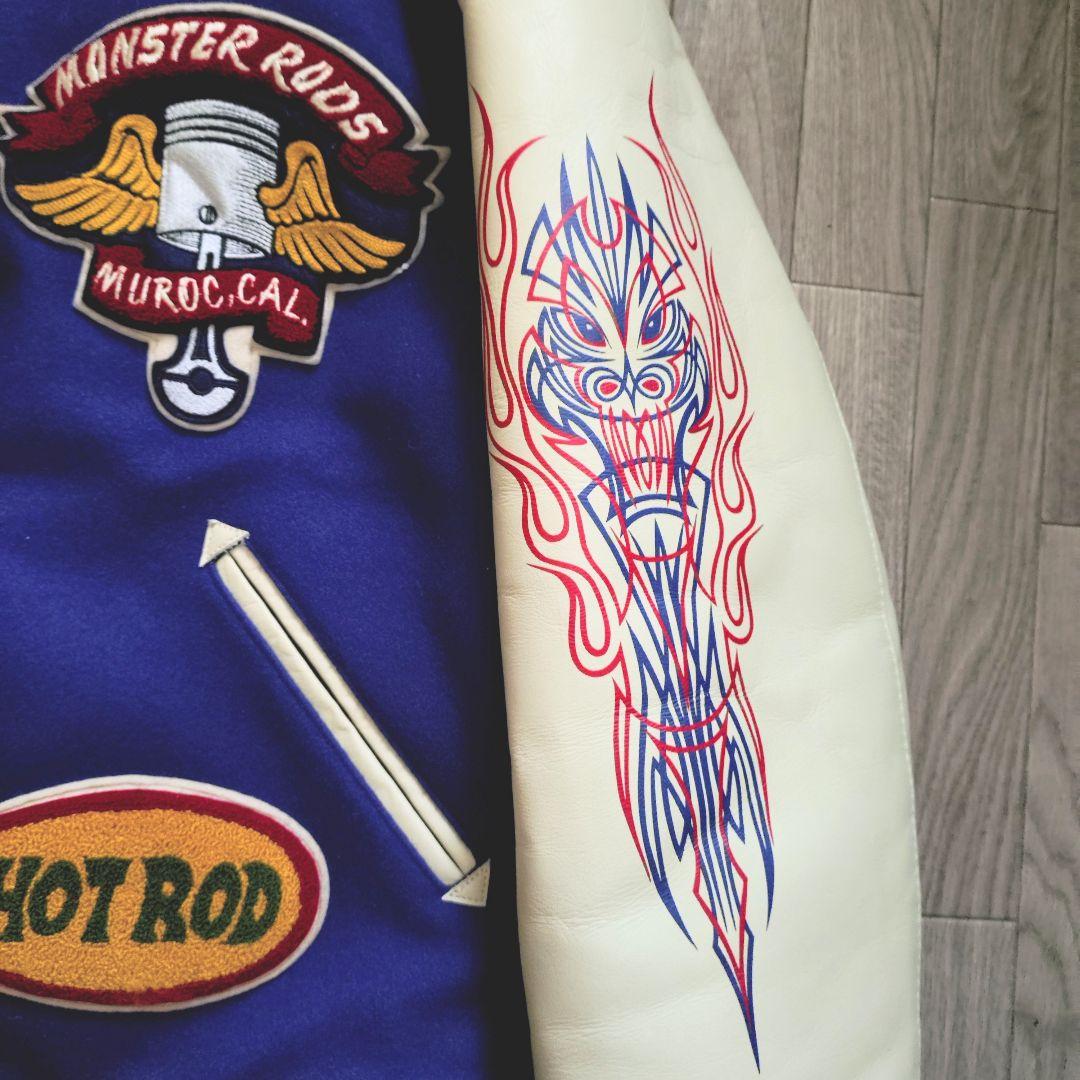 入手困難 旧リアルマッコイズ 冒険王 ゴジラ スタジャン レザー XL