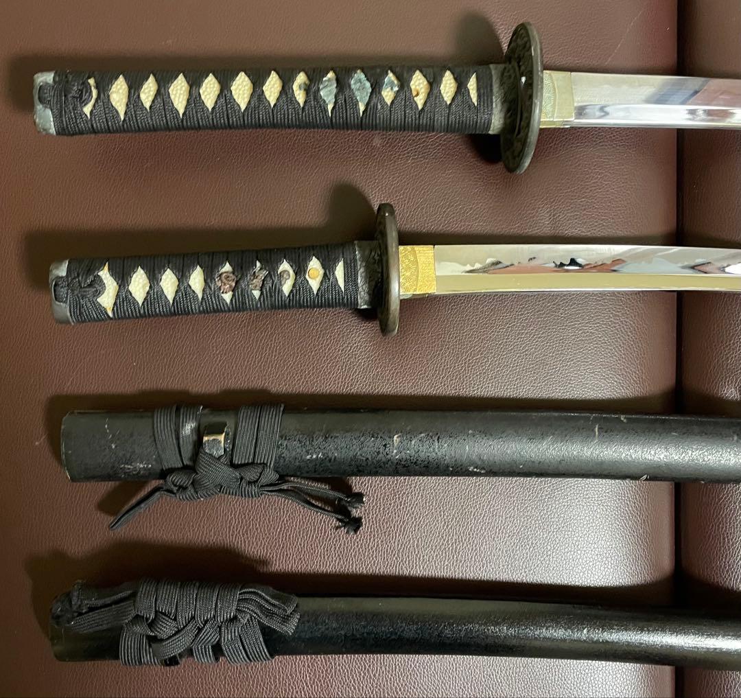 模造刀 居合刀 刀掛け 螺鈿 武具 v311