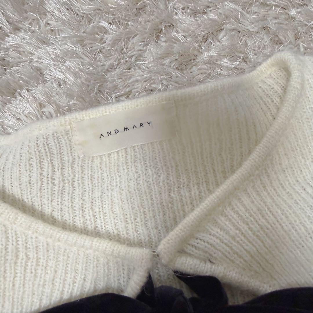 andmary Anita ribbon mini dress