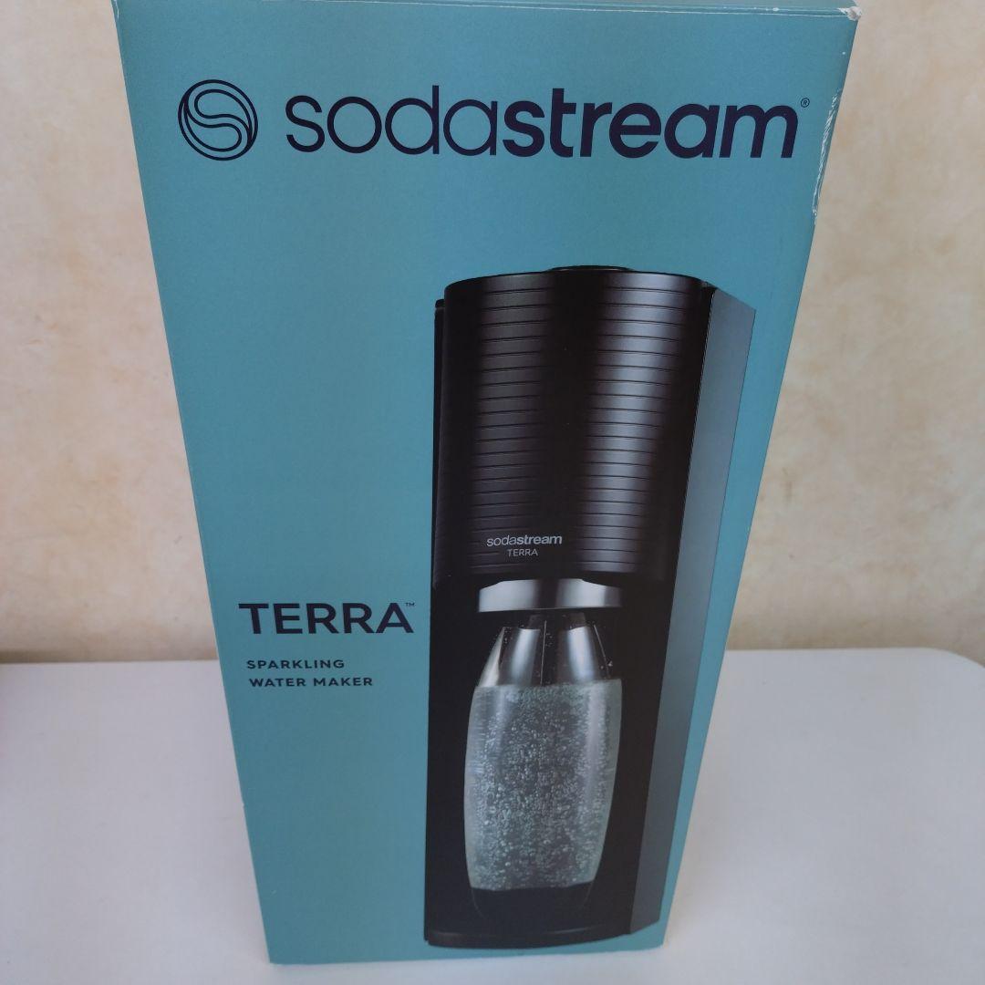 新品sodastream TERRAソーダストリーム　テラ 炭酸水メーカー黒 Amazon | ソーダストリーム E-TERRA (E-テラ) ブラック ガス増量