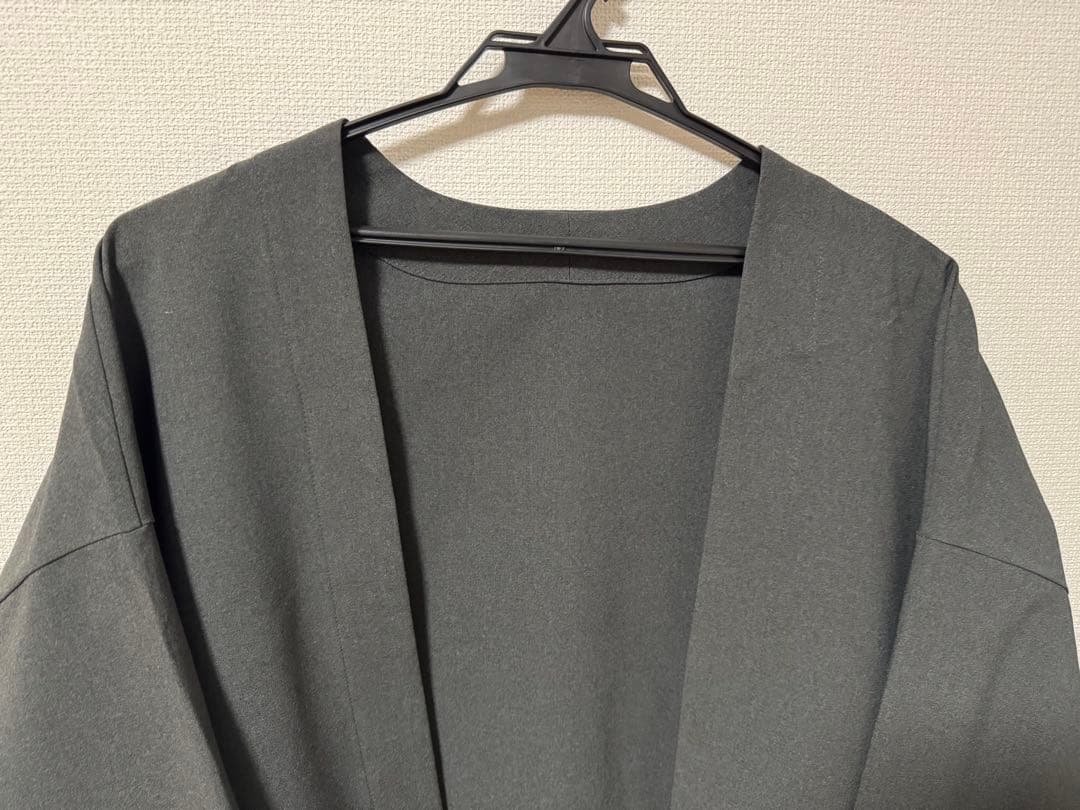 MNMM HAORI / GRAYノーカラー ジャケット