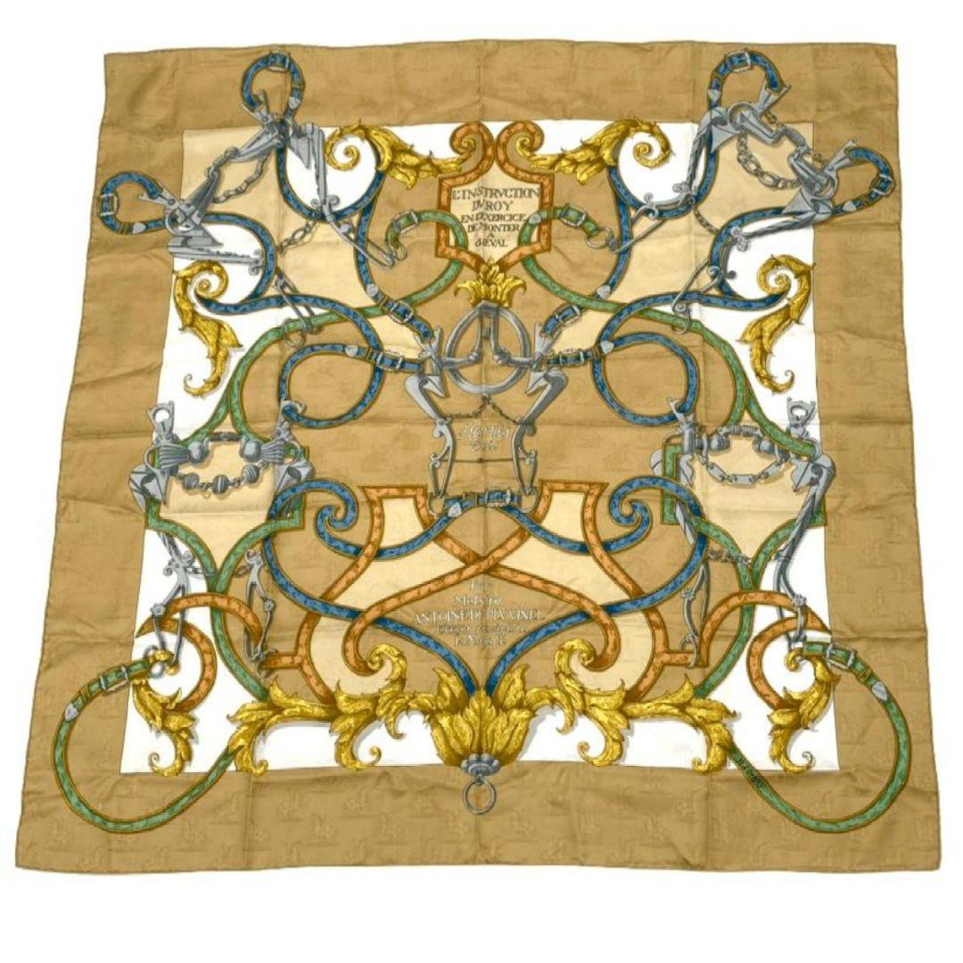 エルメスHERMES 帝王学 カレ90 スカーフ ゴールドカラー 楽天市場】HERMES エルメス カレ90 L'INSTRUCTION DU ROY 帝王学