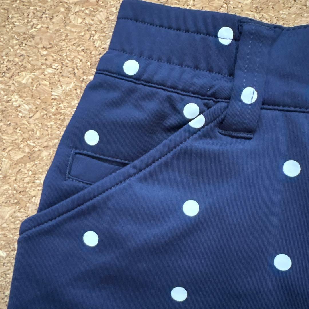 美品✨Kappaネイビードット柄ゴルフセットアップ