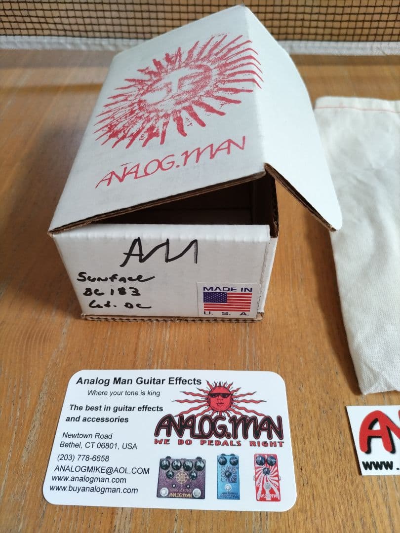 ANALOG.MAN SUN FACE BC 183 ギターエフェクター - メルカリ