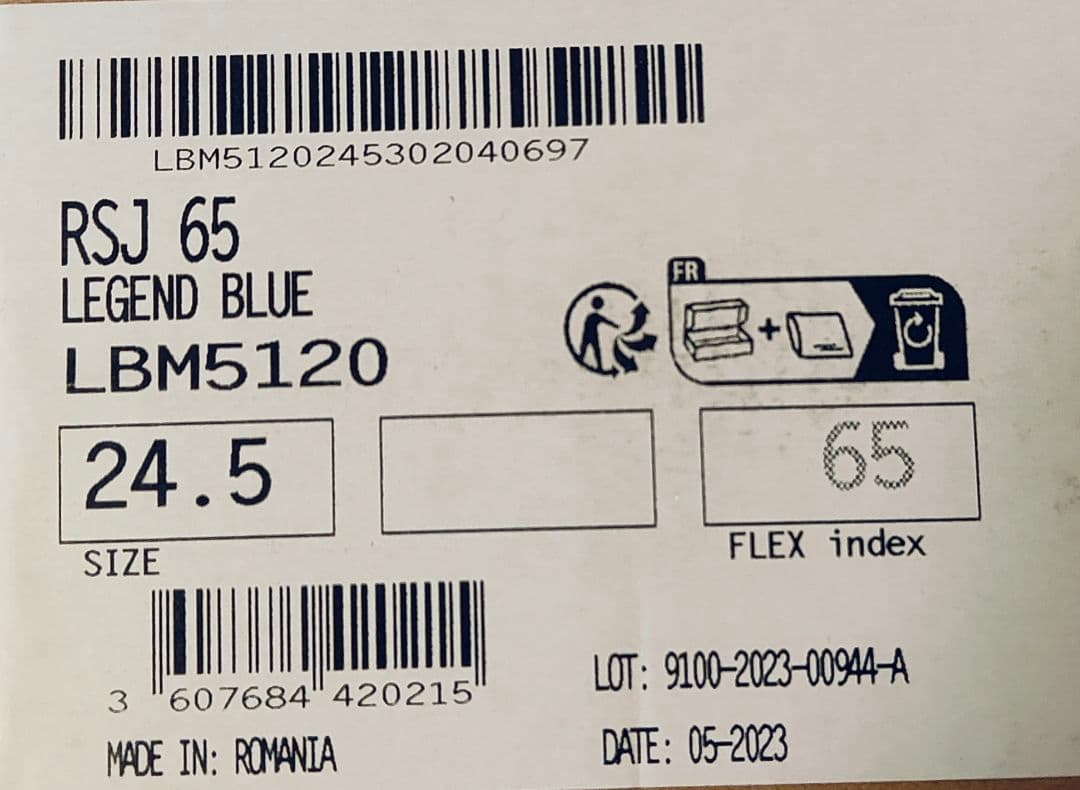 LANGE RSJ65 24.5cm 使用回数 数回のみ