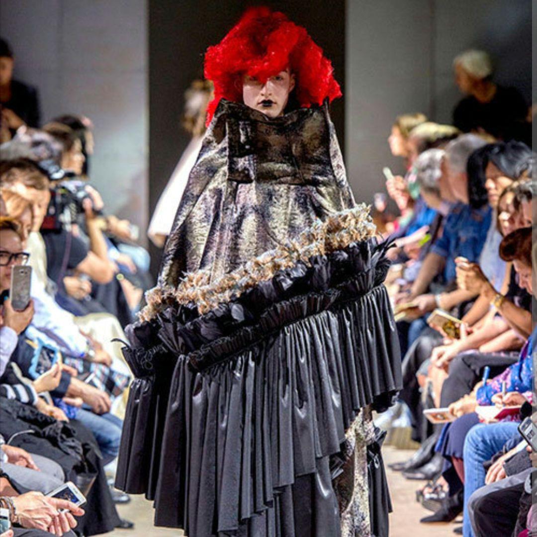 美品】コムデギャルソン ファー ヒョウ柄 ポンチョ ジャケット XS