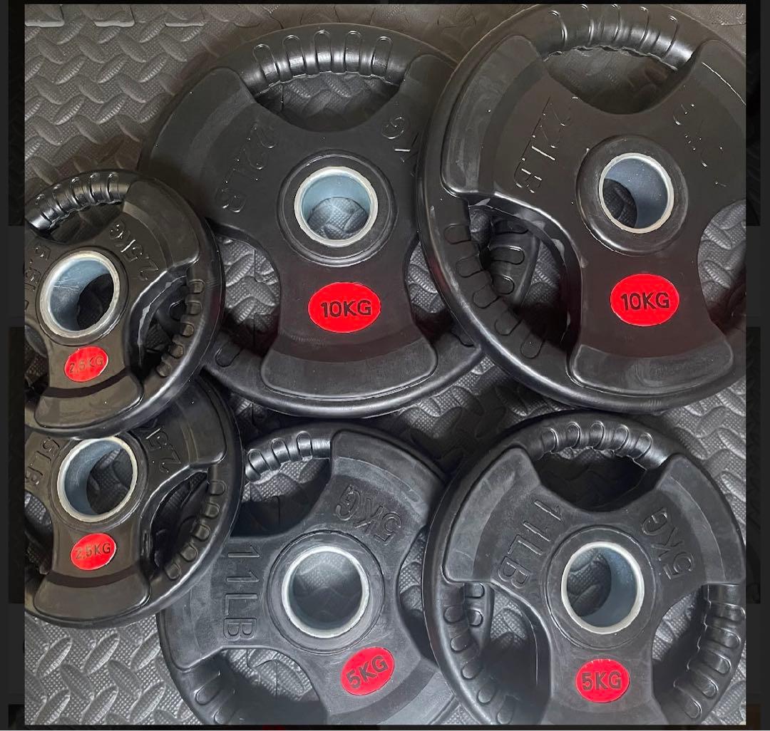 バーベルプレート［10kg×2  5kg×2  2.5kg×2］